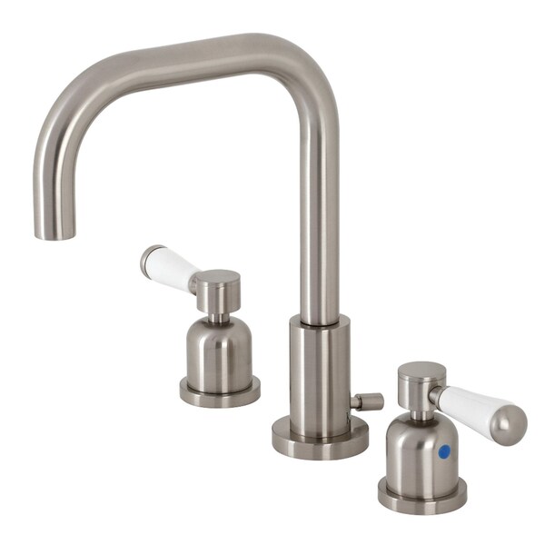 FSC8938DPL Paris Widespread Bathroom Faucet W/ Brass Pop-Up, Nickel